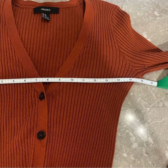 Rust Long Sleeve Dress - Picture 5 of 7